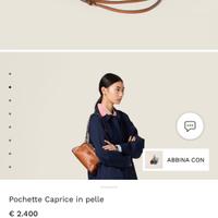 Miu Miu Borsa Pochette nuova originale