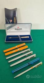 lotto 8 penne stilografiche e a sfera