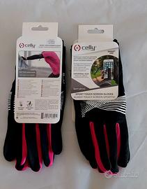 2 paia di guanti sportivi touch screen