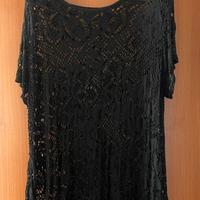 Copricostume nero traforato