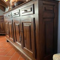 Credenza noce nazionale realizzato da ebanista