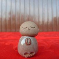 MONACO BUDDISTA BONZO PICCOLA CERAMICA GIAPPONESE