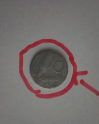 10 LIRE rara