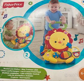 Leoncino primi passi Fisher Price 6-36 mesi