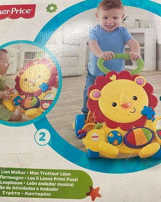 Leoncino primi passi Fisher Price 6-36 mesi
