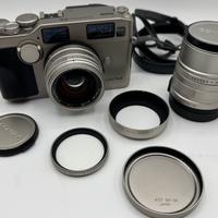 Contax G2 con 45mm e 90mm Zeiss + accessori