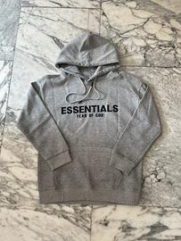 Felpa essential grigia 11/12 anni