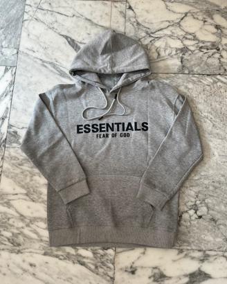 Felpa essential grigia 11/12 anni