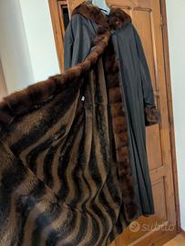 Cappotto pelliccia reversibile