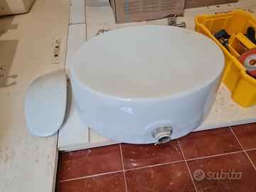 cassetta scarico wc porcellana