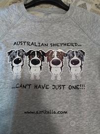 felpa pastore australiano australian sheper