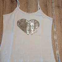 canotta con bretelline