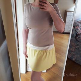 Vestito beige, crema e giallo Tezenis t. M/L