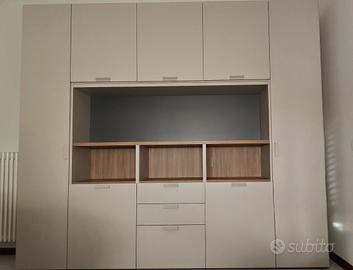 Mobile moderno zona giorno Vero Legno