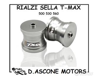 Rialzi schienale sella tmax 500 530 560 ARGENTO