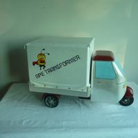 MODELLINO LEGNO APE PIAGGIO MP (mpv) 600