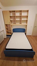 letto da una piazza e mezzo con materasso