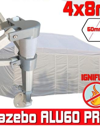 Gazebo certificato 4x8 professionale pieghevole