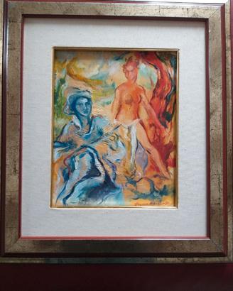 Dipinto, Faust e Margherita, F.Murer