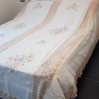 Copriletto matrimoniale del corredo della nonna