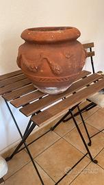 Vaso in terracotta rustica