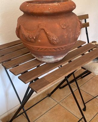 Vaso in terracotta rustica