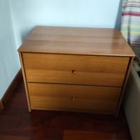 2 comodini+comò+specchio 