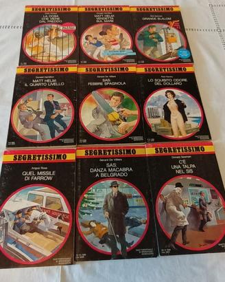 Lotto n. 9 romanzi gialli Mondadori anni 1985 / 86