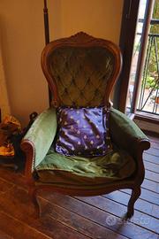 Antica sedia vittoriana