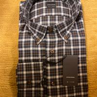 Camicia uomo Bottega Artigiana a quadri cotone 100