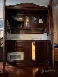 Armadio cucina legno massello kit completo