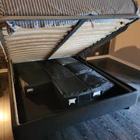 letto matrimoniale con contenitore 