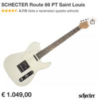 Chitarra schekter route 66