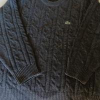 Maglione Lacoste tg. M/L grigio nero 