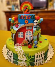 Torta scenografica Bing