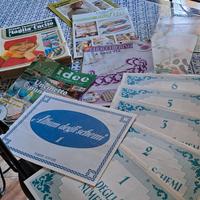 riviste filet, punto croce,enciclopedia maglia