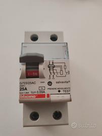 differenziale salvavita btcino 25A