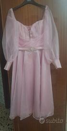 abito elegante rosa XL