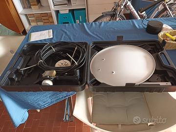 parabola satellitare per camper o barca