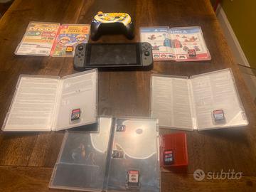 Nintendo switch+ pro controller con 6 giochi