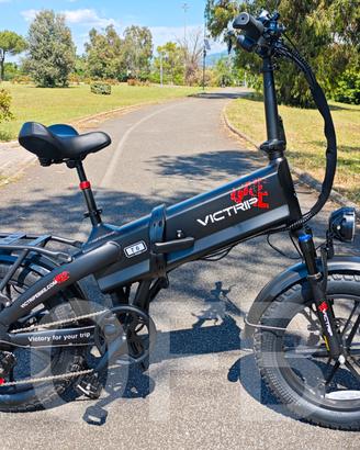 E-bike estrema con batteria mostruosa NUOVA 