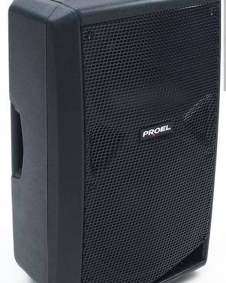 Proel flash 12a casse cassa 600 w