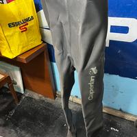 Pantaloni salopette pesca stivali acqua 38 termici