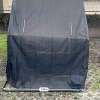 Garage pieghevole per moto