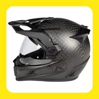 CASCO KLIM KRIOS PRO MATTE BLACK CARBONIO