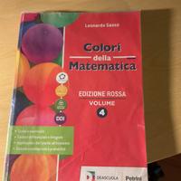 Libro di matematica “colori della matematica 4”