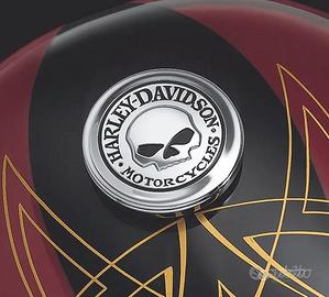 Medaglione Tappo Serbatoio Willie G Skull HD