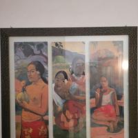 Quadro Triptico (3 pannelli) Stile Paul Gauguin