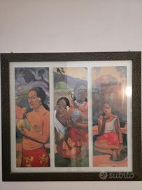 Quadro Triptico (3 pannelli) Stile Paul Gauguin