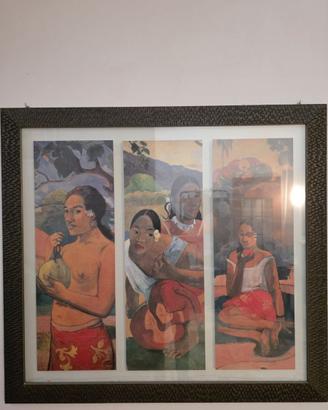 Quadro Triptico (3 pannelli) Stile Paul Gauguin